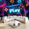 Fototapete Farbe Des Gamecontrollers Tapete Wandtapete Wanddeko Design 350x256 cm Mustertapete Wand Dekoration Wohnzimmer Schlafzimmer Büro Flur