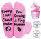 Csirnto Cadeau de grossesse - Chaussettes de parenté pour femmes enceintes - Cadeau pour femme enceinte - Cadeau de grossesse - Rose enceinte - Taille unique, rose, XL