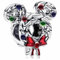 MSPOVOF Couronne de l'Avent de la souris Charm S925 argent sterling charms perles pour bracelets et colliers pour Noël anniversaire cadeau de bijoux pour femmes