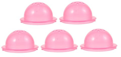 Sosoport 5st Hamsterpfeifenlabyrinth Hamsterröhrenspielzeug Tierröhrenspielzeug Hamster-außenstecker DIY-hamsterkäfig-zubehör Hamstertunnel Selber Bauen Chinchilla Plastik Rosa