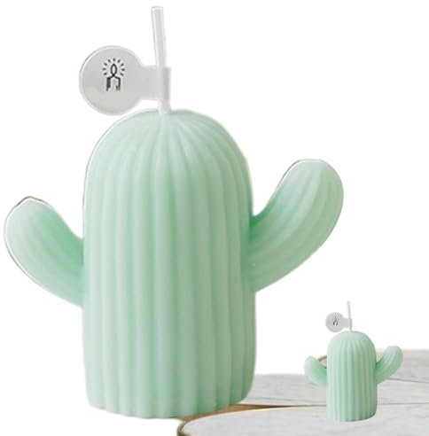 ycezw Kaktuskerzen für Zuhause, Duftkerzen mit Kaktusduft für Frauen | Handgefertigte kreative Aromakerze für die Inneneinrichtung | Sojakerzen für zu Hause mit Duftstoffen, Aromatherapiekerzen zur
