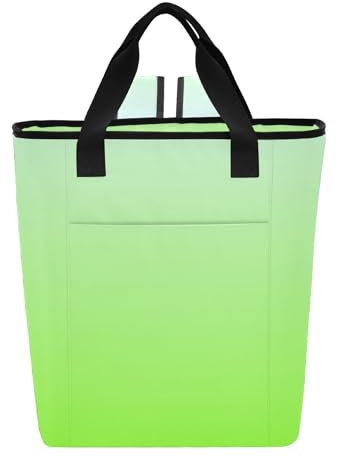 Joitme Elegante Kühltasche mit Farbverlauf, 36 Dosen, weiche Seiten, Kühltasche, Büchertasche, für Damen, Reisen