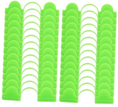 PHENOFICE 50 Pcs Pinces De Fixation En Plastique Pour Serrage Clips De Jardin Clips De Serrage Pince Pour Film Thermique