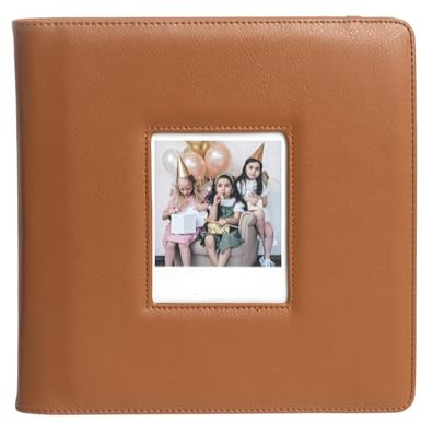 Elegantes Sammelalbum Aus PU Leder Speichert 288 Fotos Wide300 400 Filmkameras Für Familienveranstaltungen Geschenkgeschenke Sofortbildkamera Foto Organizer