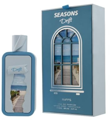 Riiffs Parfum Seasons Drift – Fresh, Woody, Aromatic, Long-Lasting Fragrance for Women, 100 ml