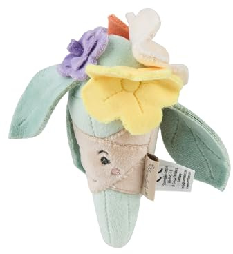 Sterntaler Kuscheltier S Blumenstrauß aus kuscheligem Boa, gefüllt mit Polyesterwatte, mit Zwitschergeräusch, 13 × 7 × 7 cm – bunt
