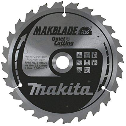 Makita D-46408 260 x 60T X 30 TCT Lame de scie – Multicolore