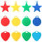 TRIXES Gewichte für Helium Ballons in 20 verschiedenen Formen und Farben Sterne Herzen Smileys für Kinder Partys feiern und Feste