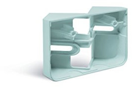 Steinel Eckwandhalter für LED-Strahler XLED home 2 silber, Zubehör zur Befestigung an Innen- und Außenecke, 5.3 x 8.8 x 3.0 cm