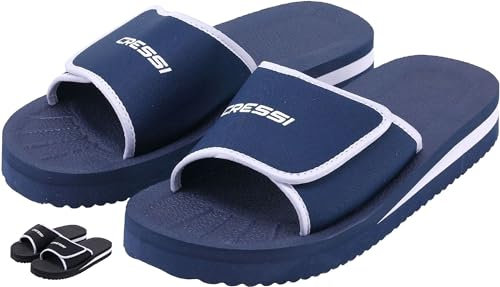 Cressi Shoes Panarea Ciabatte per Spiaggia e Piscina, Unisex adulto, Blu, 41 EU
