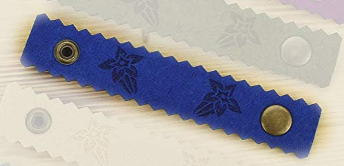 Henkelband 'Enzian' Oktoberfest Maß Maßkrugband - Farbe wählbar - 1 Stück (Blau)