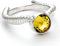 HARRY POTTER Solitärring für Damen 925er Silber, Metall