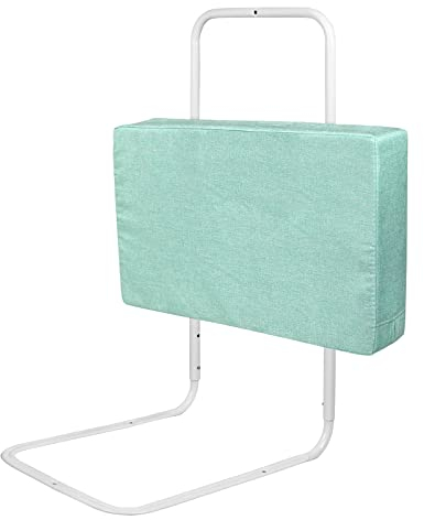 YRHome Bettgitter Bettschutzgitter für Kinder,50cm 5-Loch Höhenverstellbar,Rausfallschutz,Absturzsicheres,Weiche Bettgitter mit Abnehmbarem und Waschbarem Reißverschluss,Grüner See