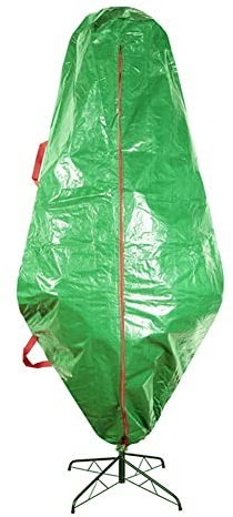 Tannenbaumhülle Weihnachtsbaumhülle Aufrechte Weihnachtsbaum Aufbewahrungstasche, Aufbewahrung Tasche mit Tragegriff Weihnachtsbaum Transporthülle Tannenbaum Aufbewahrung Tasche (89 * 190cm)