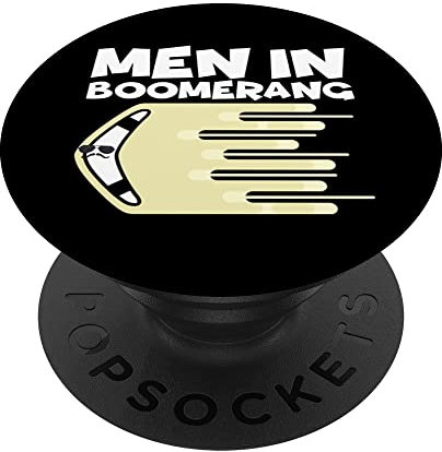 Männer in einem Bumerang Bumerang PopSockets mit austauschbarem PopGrip