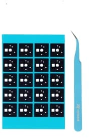 Ranked Premium Schalter Pads Kit für DIY Benutzerdefinierte Mechanische Tastatur | Eva Schaum | 0.5mm dick (Eva 120 STK + 1 Pinzette)