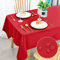 DWCN Rot Tischdecke Weihnachten 135x180cm Fleckschutz Abwaschbar Tischwäsche Wasserdicht Tischtuch für Esszimmer, Garten, Party, Hochzeiten oder Haushalt