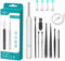 Ear Wax Removal, Ear Cleaner with Camera, USB 1080p Hd Load Otoscope, Smart Wi -Fi Visible Wax Elimination Spoon, Visible Luminous Ear Pick, Ear Wax Removal Kit for Phones (White+8PCs Ear Wax Spoon)