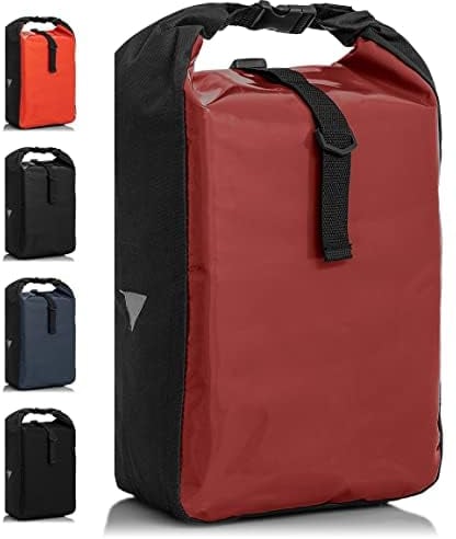 Büchel Sacoche de vélo pour Porte-Bagages I Hydrofuge et pouvant Supporter jusqu'à 10 kg I Sacoche de vélo pour Porte-Bagages en bâche, Sacoche de Porte-Bagages, sacoches de vélo à l'arrière