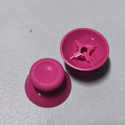 YANHAO [Videospielteile] 10 Stück for Xbox ONE S Elite Limited Edition 3D Analog Thumb Stick Thumbsticks Caps Joystick Grips Kompatibel for PS4 Controller [Ersetzen] (Color : Pink)
