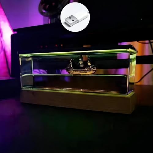 Tuzsocr Fluid Drift Bottle, Kreuzfahrtschiff, Titanic, unsinkbar, Black Pearl Piratenschiff, Modell Fluid für Schiffe aus Acryl, Stressabbau, für Bürodekoration (Basis)