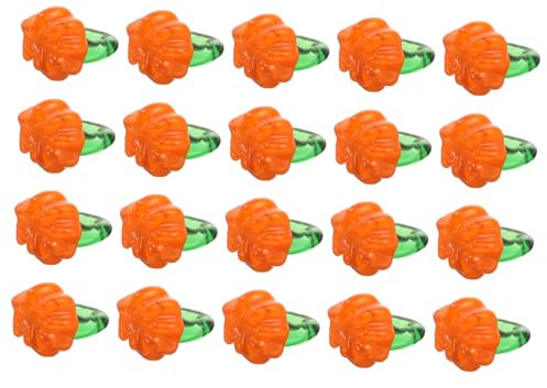 Operitacx 20 Piezas Colgante De Calabaza Glaseada Cuentas De Cristal De Murano Cuenta Con Forma De Encanto De Calabaza De Halloween Cuentas De Vegetales De Calabaza Vidrio Modelo 3d Bulto