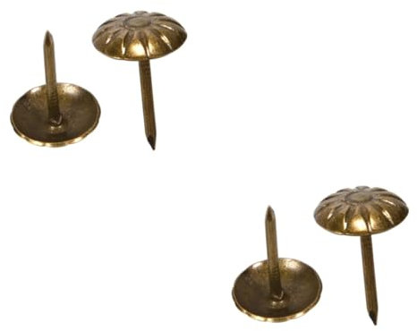 TEHAUX 200 STK Chrysanthemen-Schaum nägel Retro Styles Home Decor wohnungsdeko platzsparende Sofadekoration schmucknadel Jahrgang Blase Nagel Roségold schmücken Mutter Möbel Eisen