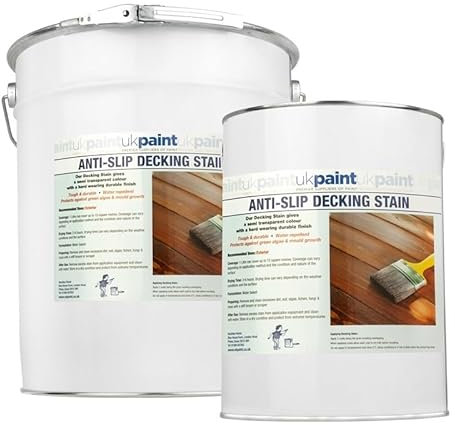 5 litres - Acrylic Anti-Slip Decking Stain - Slate Grey