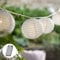 Lights4fun 10er Lampion LED Lichterkette Wasserdicht Koppelbar Marokkanisch warmweiß Innen Außen Sommer Deko Balkon Lampion Lichterkette Mit Netzstecker Vintage Lampion