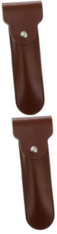 FOMIYES Rasierhobel Tasche Tasche Rasierhobel 2st Rasiermesserholster Rasierer Rasiermaschine Handbuch Haarentfernungsgerät Mann Leder