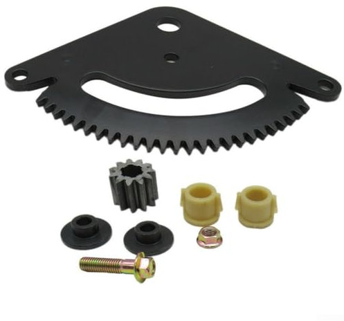 Feegow Lenksektor Ritzel Getriebe – Lenksektor Ritzel Getriebe Umbau Kit Ersatz für L105 L108 L110 Rasentraktor, Lenkradgetriebe und Ritzel