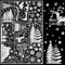 APKOL Fensterbilder Weihnachten Kinder Selbstklebend, Weihnachtsdeko Fenster, Große Fensterbilder winter Weihnachten, Fensterdeko Weihnachten, Weihnachts Bilder Fensterbilder, Weihnachtsbaum