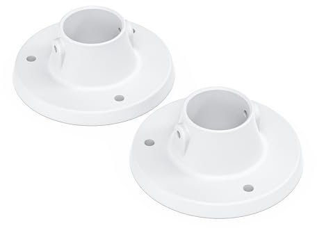 ANTOBLE Lot de 2 brides d'échelle de piscine hors sol compatibles avec LumiO, brides de rechange en plastique ABS, installation facile, pour monter l'échelle de piscine partie 99.0003, 5,1 cm