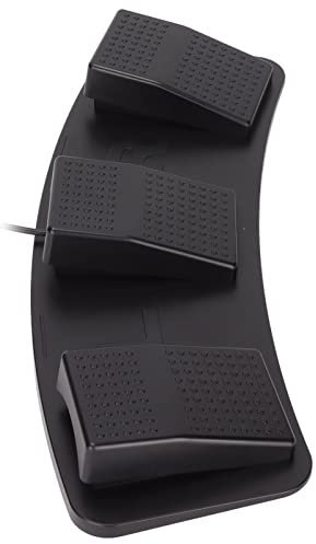FußPedal, Triple Foot Switch Pedal Ergonomic Triple Foot Pedal PC Gaming Foot Pedal Zum Spielen der Spielfabrik -Tests ((Lichtschranke))