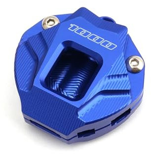 étui de Protection Moto Coque clé pour Suzuki GSXS1000 GSX-S1000 GSX-S GSXS 1000 Gsx-s1000 Gsxs1000 CNC Moto Clé Housse Coque Clé Et Porte-clés Porte-clés(Key Cover Blue)