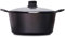 6.5L Non-Stick Casserole Dish with Glass Lid – Heavy-Duty Aluminium, GREBLON Ceramic Coating – Induction, Gas, Electric & Dishwasher Safe – 28cm Cooking Pot with Handles