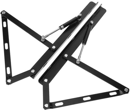 Homoyoyo Hydraulische Gasdruckfeder Für Bettgestell Mit Verstellbarer Stützfunktion Pneumatischer Hebemechanismus Kompatibel Für Schwerlastige Bettkästen Und Klappbare Aufbewahrung