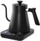 VICBINLY Electric Gooseneck Kettle, Pour Over Coffee and Tea Kettle, 0.9L Tea Kettles, 1200 Watt Quick Heating, Boil-Dry Protection, Temperature Control, Matte Black