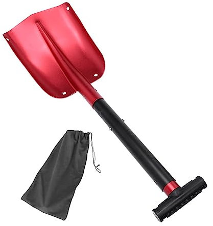 JOINPAYA Auto Offroad Schaufel Schaber Schneeschaufeln Zum Schneeräumen Robuste Faltbare Schneeschaufel Zusammenklappbare Schneeschaufel Fürs Auto Faltbare Schneeschaufel Schaufeln