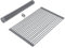 Escurreplatos enrollable multiusos con revestimiento de silicona inoxidable escurridor de platos plegable sobre fregadero escurridor de cocina
