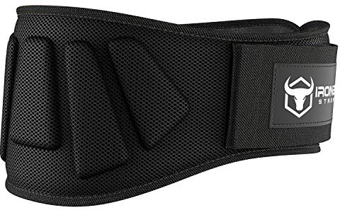 Iron Bull Strength Weightlifting Belt for Men and Women - 6 Inch Auto-Lock Weight Lifting Back Support, Workout Back Support for Lifting, Fitness, Cross Training and Powerlifitng (Medium, Black)