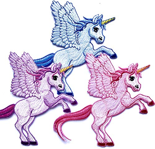 i-Patch Patches - 0266 - Pferd - Pony - Einhorn - Applikation - Aufbügler - Flicken - Aufnäher - Sticker - Badges - Bügelbild - zum Aufbügeln