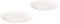 Buchensee Dessertteller, Kuchenteller Set für 2 Personen, weiß, Fine Bone China Porzellan, oval