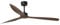 FARO Ventiladorde techoFaro Barcelona33430WP JUSTFAN Smart fannegro mate/madera nogal oscuro