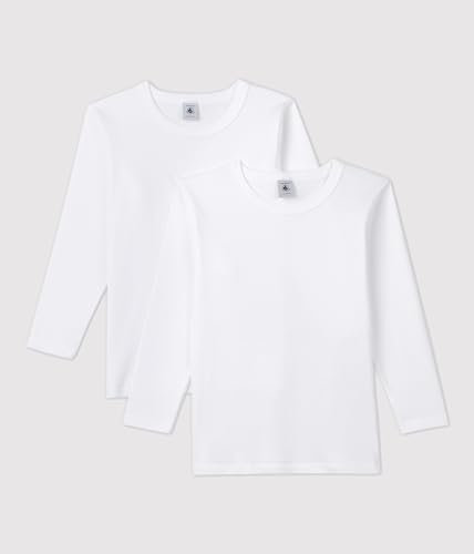 Petit Bateau A01DV, Maglietta a maniche lunghe (Pacco da 2) Bambini e ragazzi, Variante 1, 3 anni