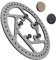 M365Lyon - Disco Freno per Monopattino Xiaomi M365 Pro1S, Essential, Mi3 (110mm-M365)