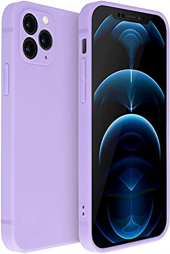 Liquid Silicone TPU Gel Case Rubber Cover For iPhone 11 Pro Max (Lilac)