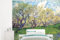 Selbstklebend Tapete Wandpapier Wandaufkleber Fototapete Tapeten Wanddeko 375x300 cm Obstgarten mit blühenden Pflaumen - Vincent van Gogh