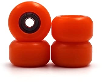 SPITBOARDS Fingerboard Bearing Wheels, CNC Polyurethane, Set of 4 Wheels, Finger Skate Wheels, Wheels (red)