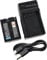 DSTE D-LI50 Pack of 2 Li-ion Batteries and Micro USB Charger Compatible with Pentax D-LI50, K10, K10D, K10D GP, K10D Grand Prix, K20D Konica Minolta NP-400, a Sweet Digital, a-5 Digital, a-7 Digital